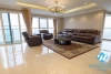 Spacious high floor 4 bedrooms apartment for rent in Ciputra, Tay Ho, Hanoi